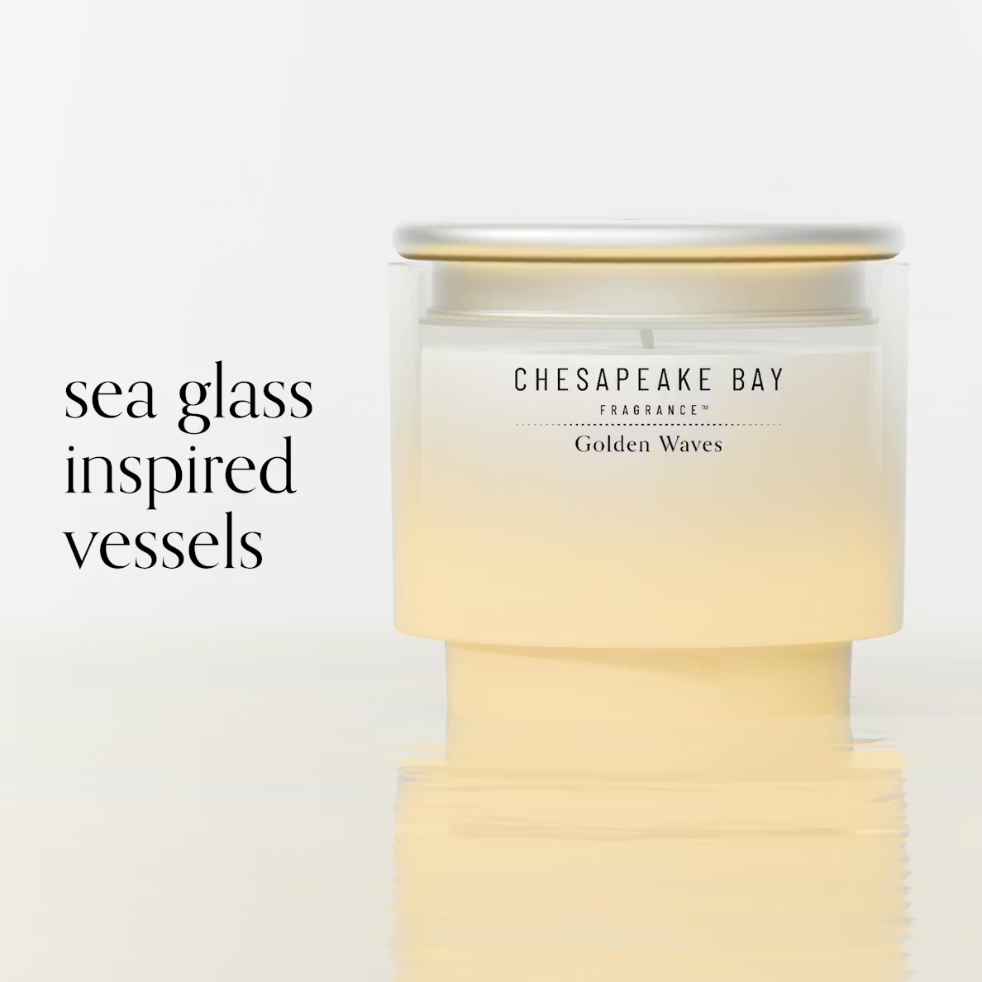 Golden Waves Small Jar