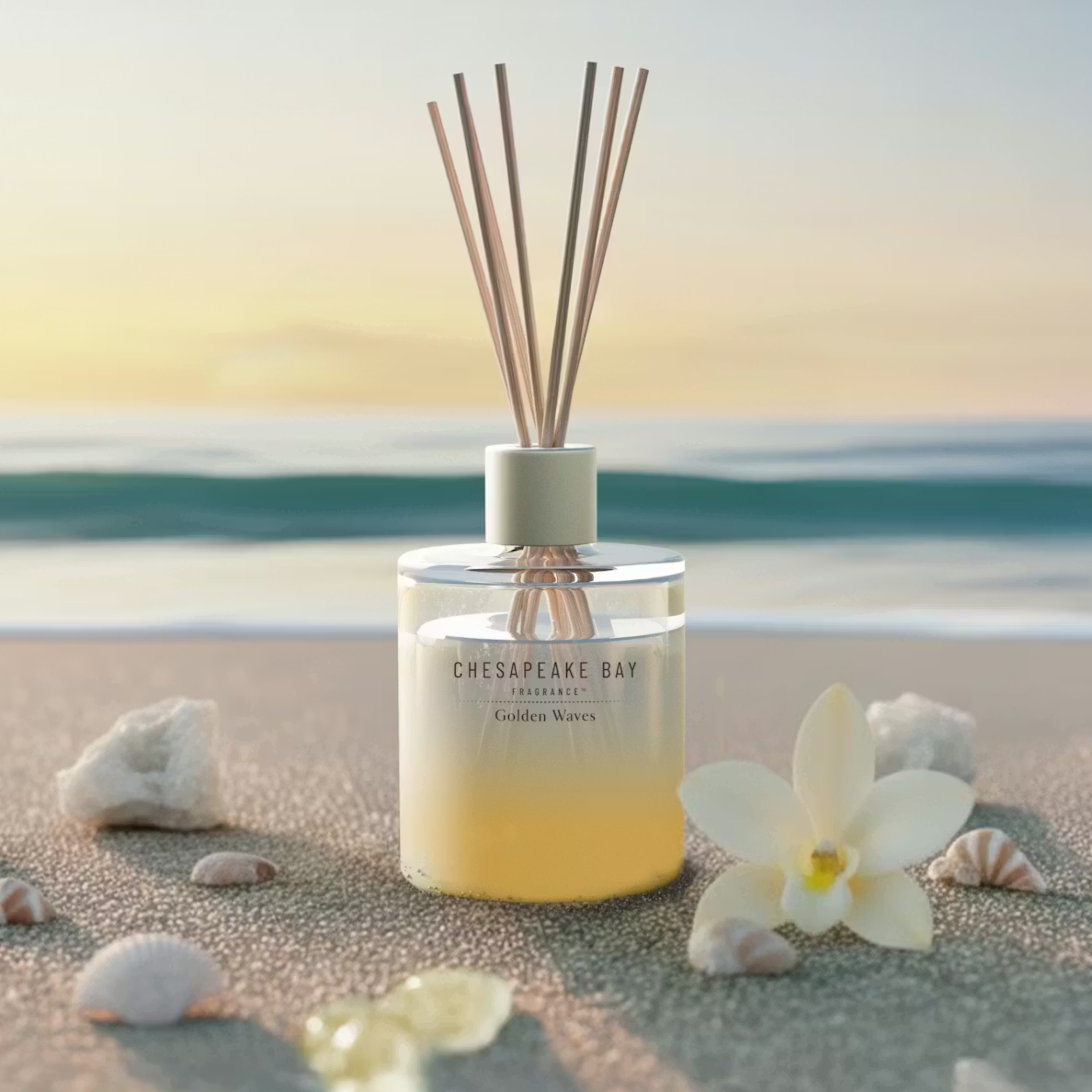 Golden Waves Reed Diffuser