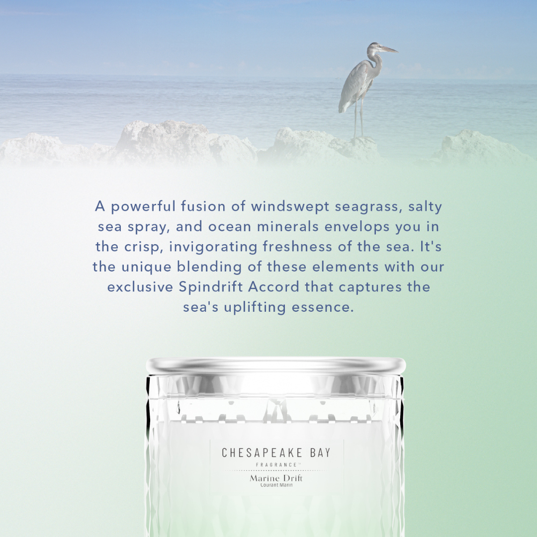 Marine Drift Large Jar - 2 Wicks
