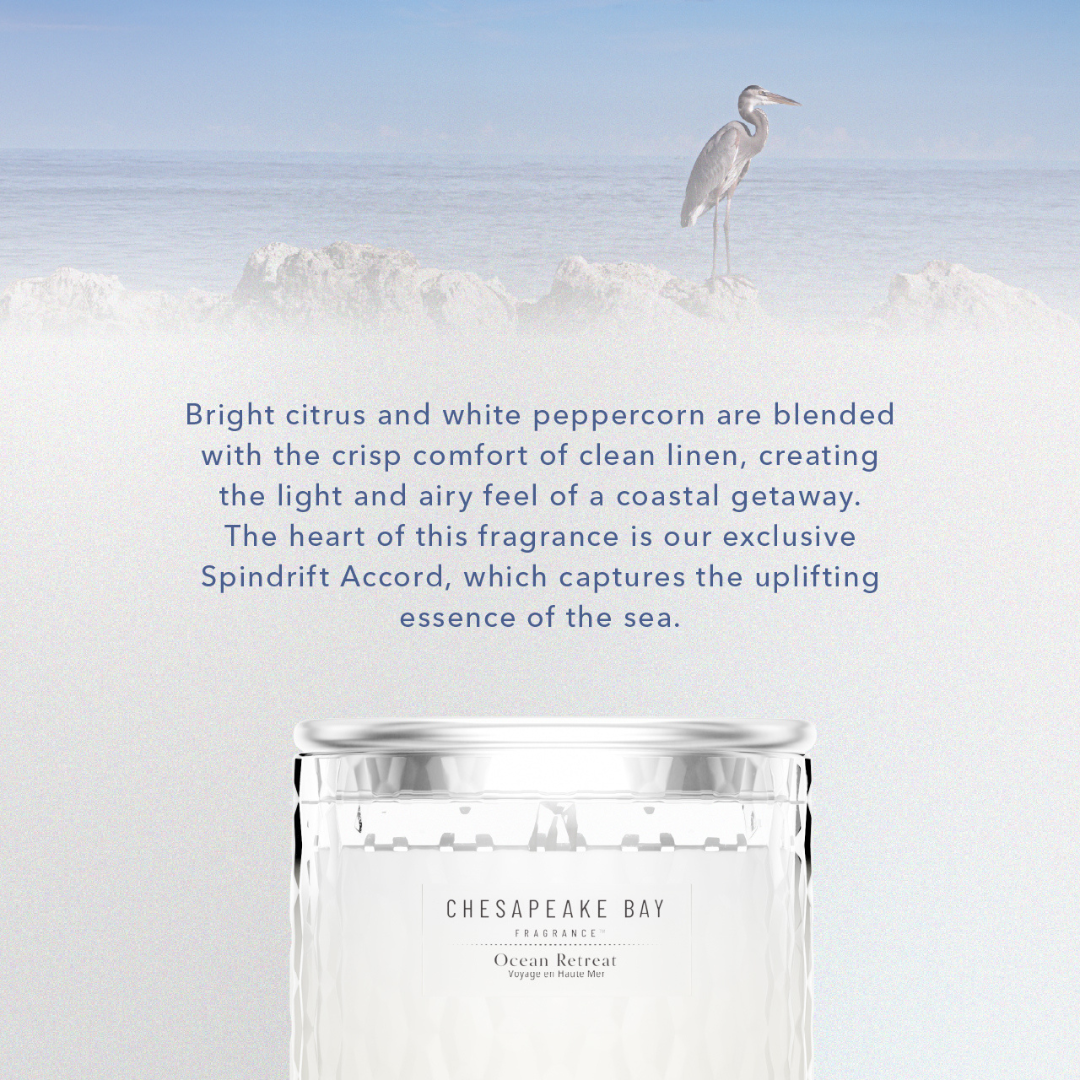 Ocean Retreat Large Jar - 2 Wicks