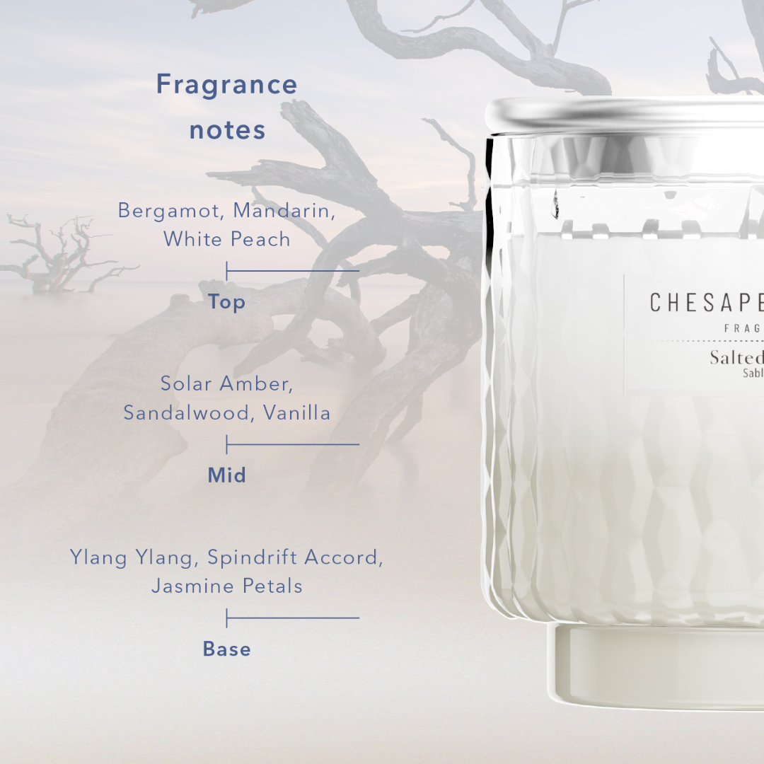 Salted Sands Large Jar - 2 Wicks