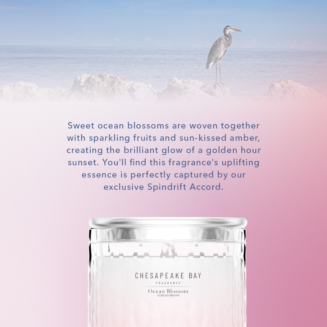 Ocean Blossom Large Jar - 2 Wicks